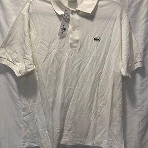 Lacoste Men's Classic Ivory Polo Shirt
